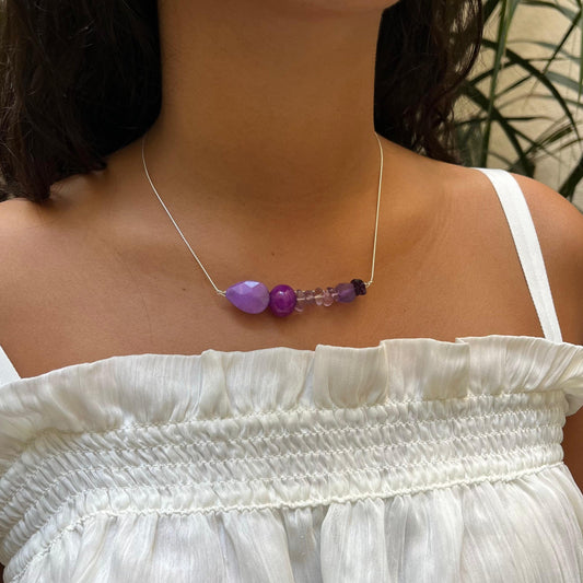 Collar Aura de Amatista