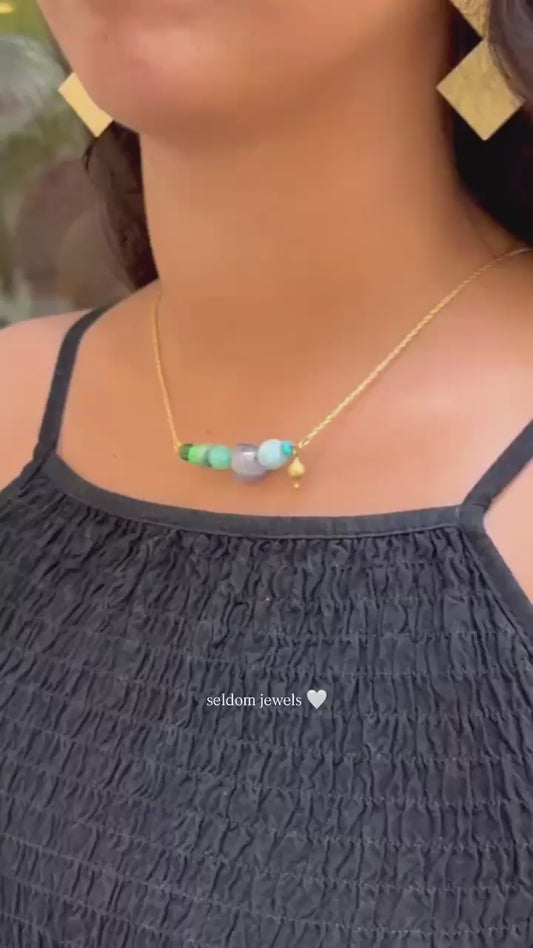 Collar amazonita